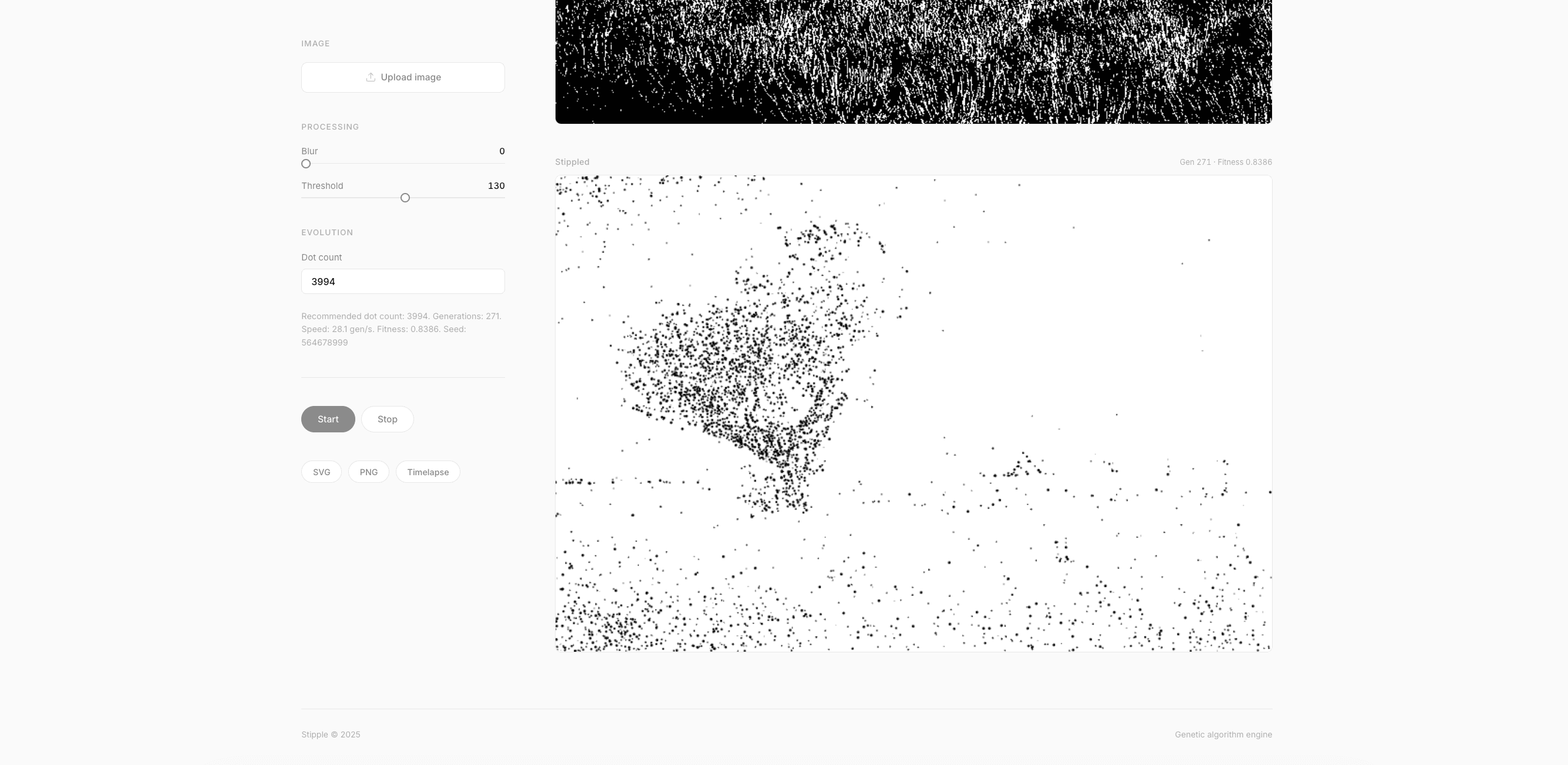 Stippling Engine preview